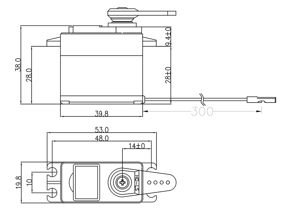 Hitec Servo D485HW, #1-00066