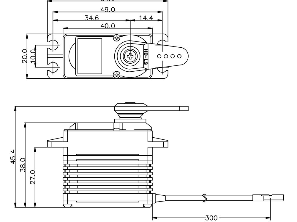 Hitec Servo D950TW | # 116950