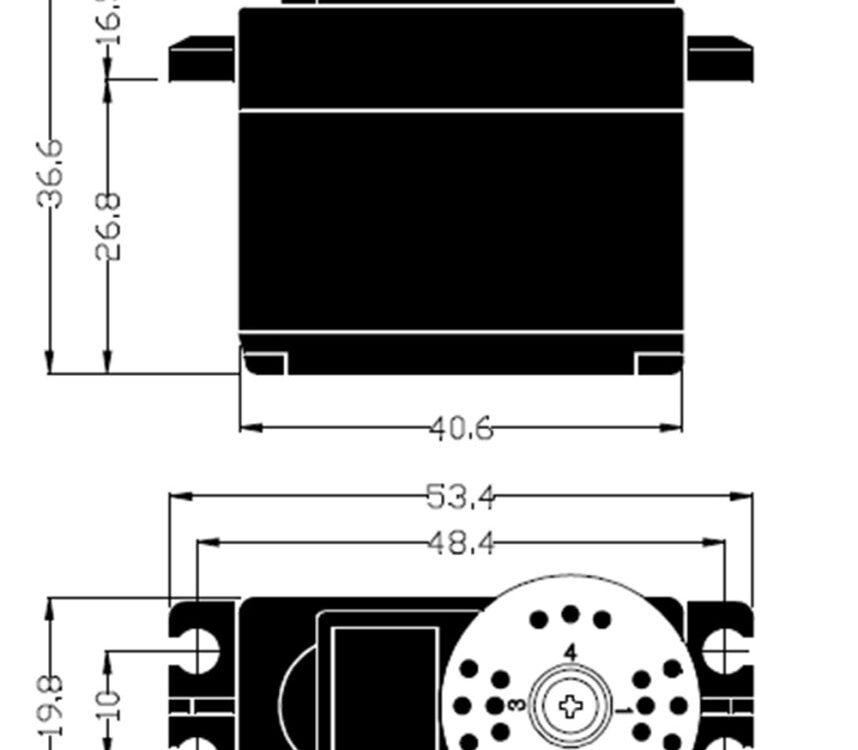 Hitec Servo HSR-1425CR Continuous Rotation | # 138114