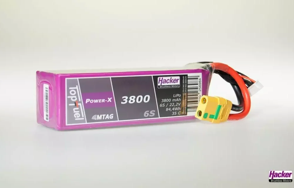 TopFuel LiPo 35C Power-X 3800mAh 6S MTAG | # 93800661