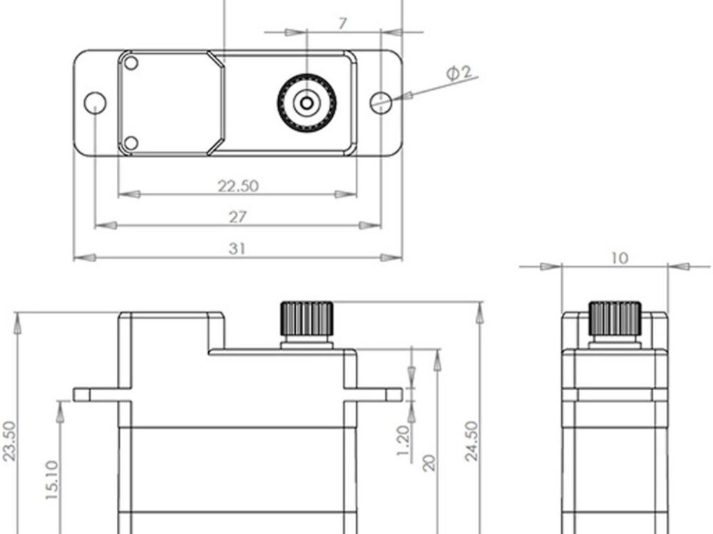 MKS DS6100 DIGITAL SERVO | # S0015005