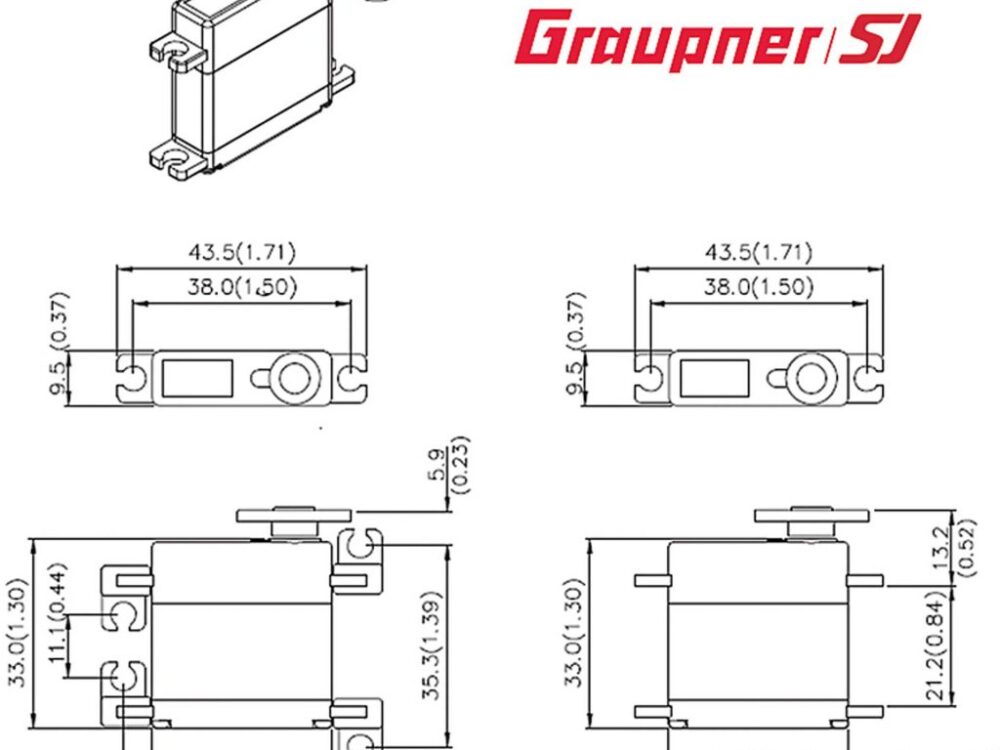 GRAUPNER DES 448 BB MG DIGITAL FLÄCHENSERVO | # 7914