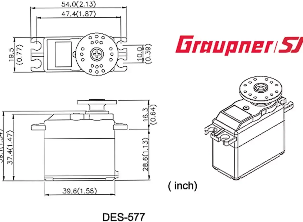 GRAUPNER DES 577 BB DIGITAL SERVO | # 7944