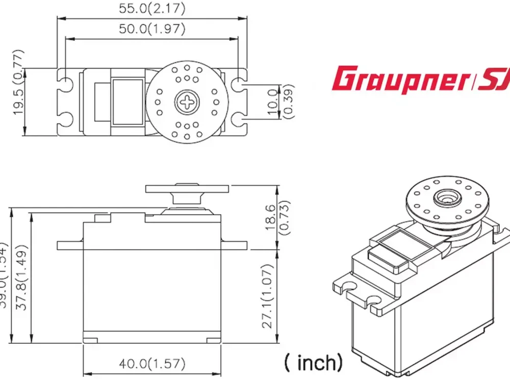 GRAUPNER DES 707 BB MG Digital Servo | # 7945