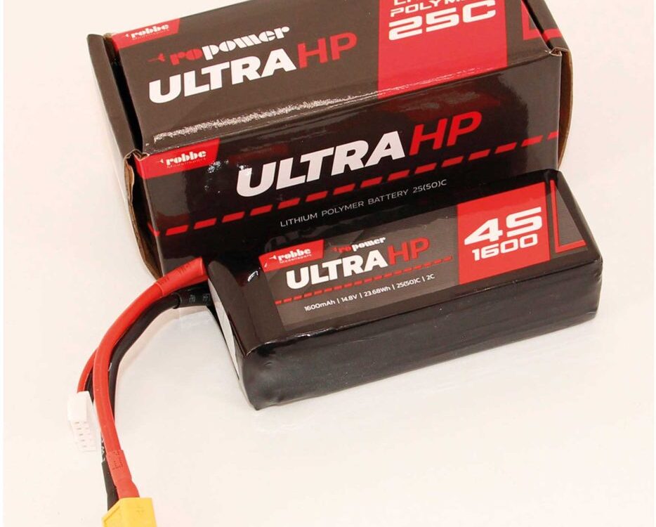 Robbe Modellsport RO-POWER ULTRA HP 1600MAH 14,8 VOLT 4S 25(50)C LIPO AKKU | # 7336