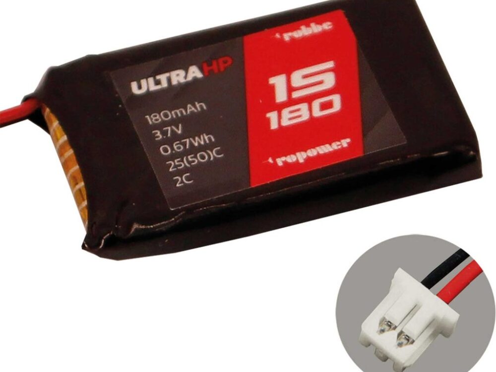 Robbe Modellsport RO-POWER ULTRA HP 180MAH 3,7 VOLT 1S MOLEX 1.25/ULTRA MICRO 25(50)C LIPO AKKU | # 7308