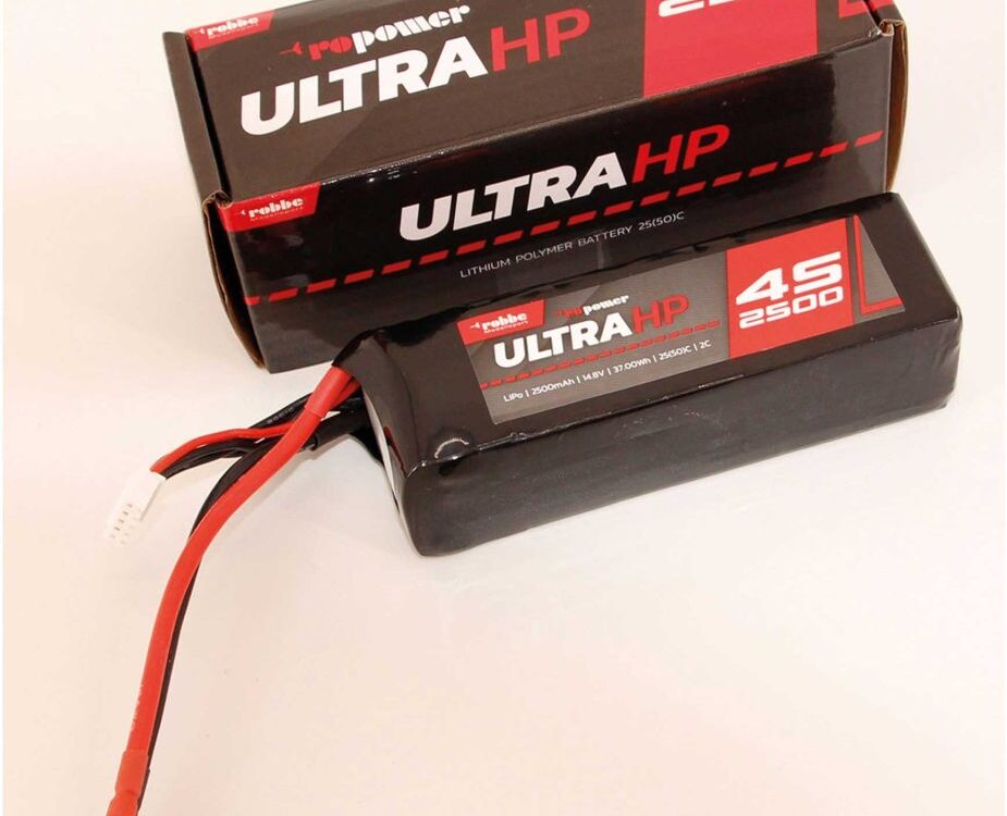 Robbe Modellsport RO-POWER ULTRA HP 2500MAH 14,8 VOLT 4S 25(50)C LIPO AKKU | # 7340