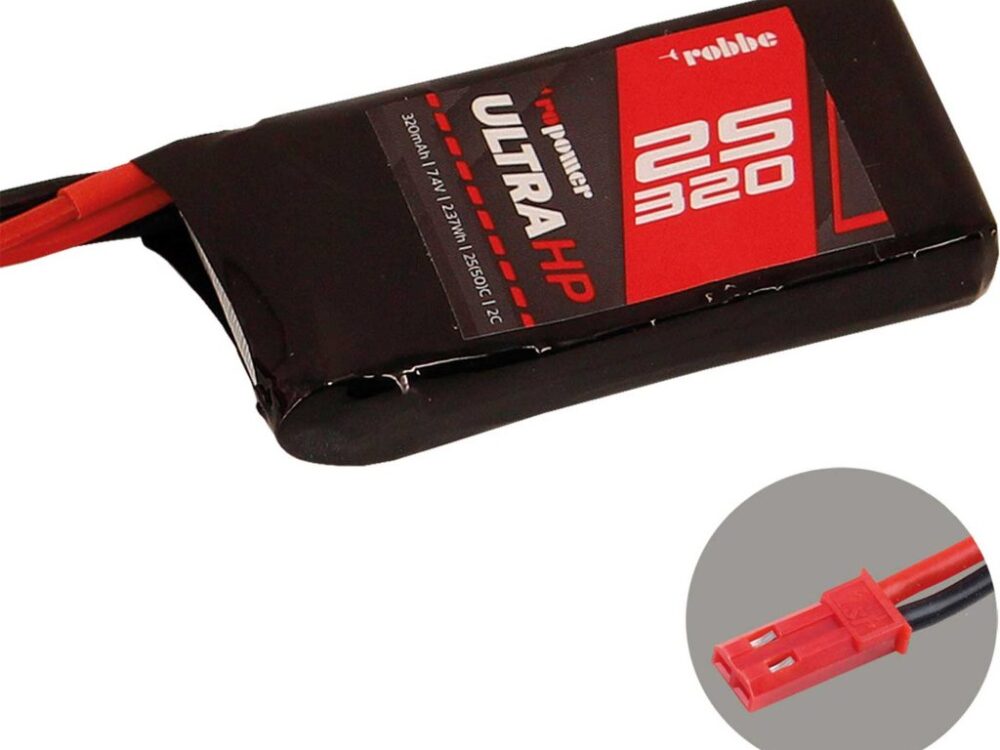 Robbe Modellsport RO-POWER ULTRA HP 320MAH 7,4 VOLT 2S 25(50)C LIPO AKKU | # 7317