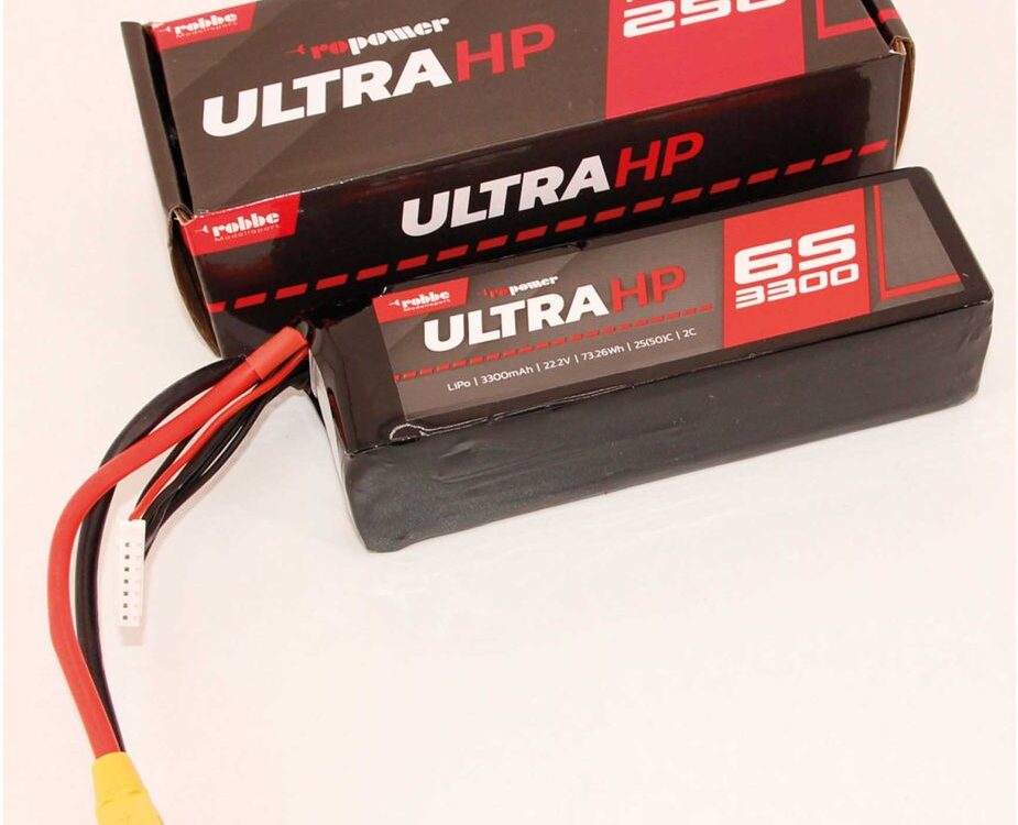 Robbe Modellsport RO-POWER ULTRA HP 3300MAH 22,2 VOLT 6S 25(50)C LIPO AKKU | # 7343