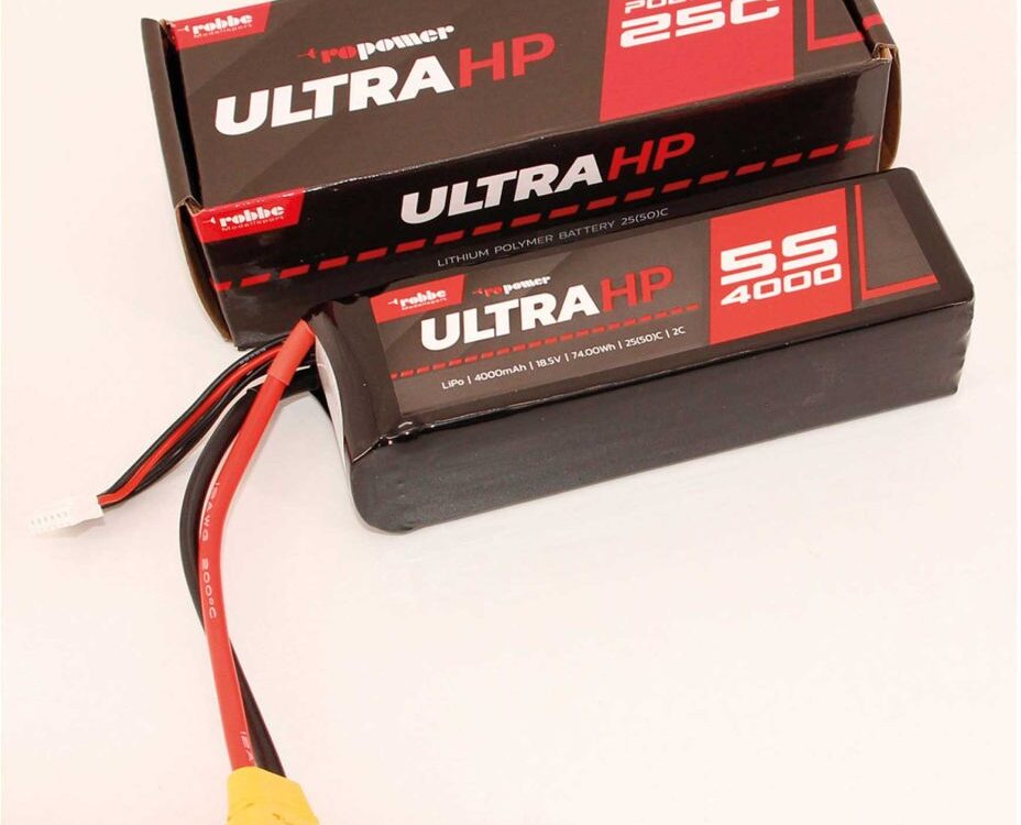 Robbe Modellsport RO-POWER ULTRA HP 4000MAH 18,5 VOLT 5S 25(50)C LIPO AKKU | # 7376