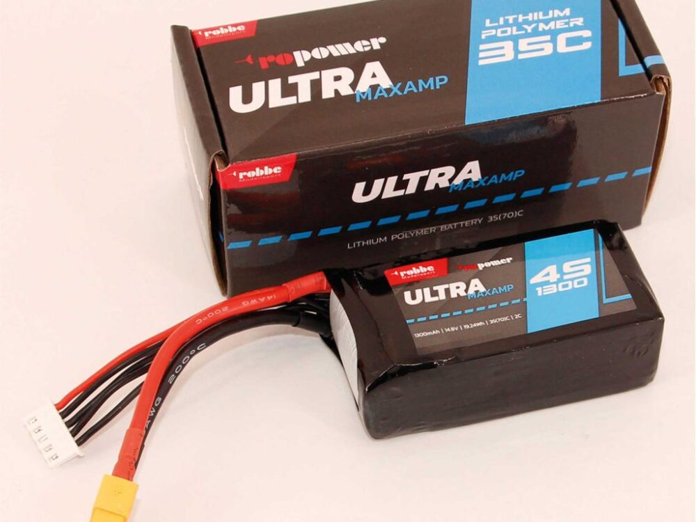 Robbe Modellsport RO-POWER ULTRA MAXAMP 1300MAH 14,8 VOLT 4S 35(70)C LIPO AKKU | # 7357