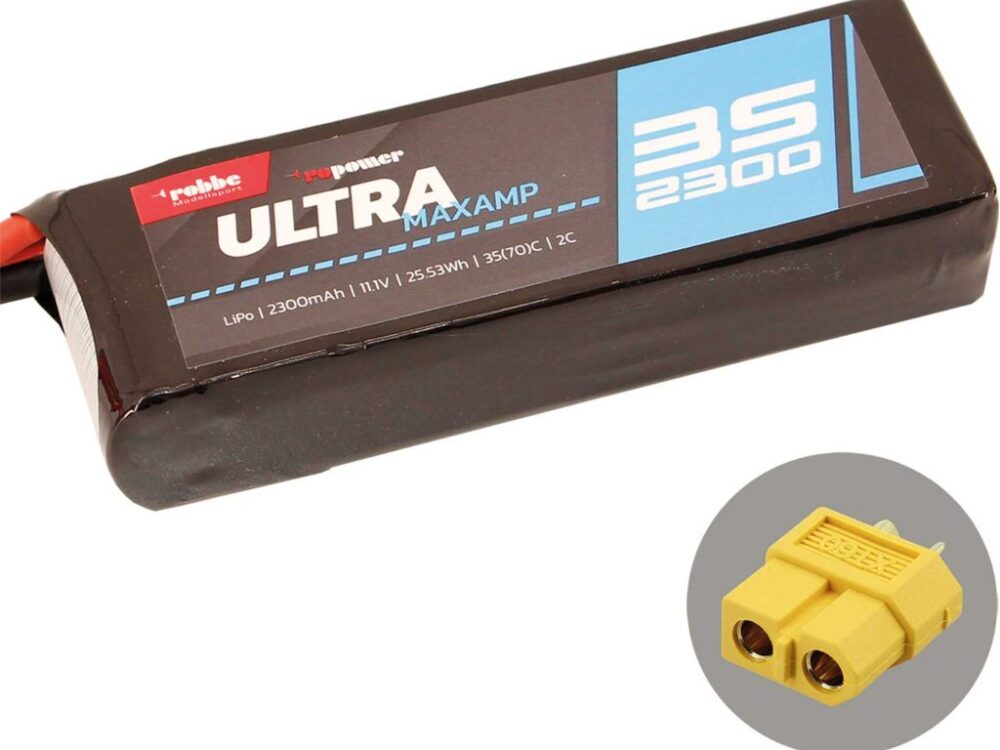 Robbe Modellsport RO-POWER ULTRA MAXAMP 2300MAH 11,1 VOLT 3S 35(70)C LIPO AKKU | # 7362