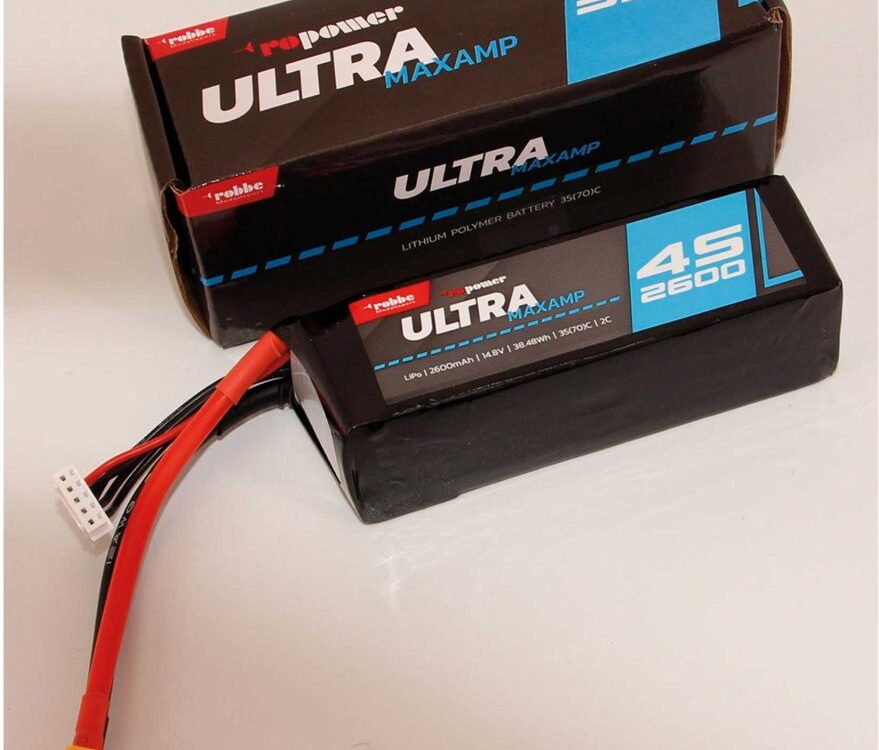 Robbe Modellsport RO-POWER ULTRA MAXAMP 2600MAH 14,8 VOLT 4S 35(70)C LIPO AKKU | # 7365