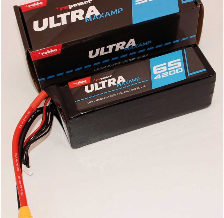 Robbe Modellsport RO-POWER ULTRA MAXAMP 4200MAH 22,2 VOLT 6S 35(70)C LIPO AKKU | # 7371