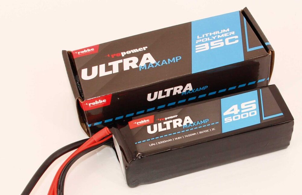 Robbe Modellsport RO-POWER ULTRA MAXAMP 5000MAH 14,8 VOLT 4S 35(70)C LIPO AKKU XT-90 | # 7373