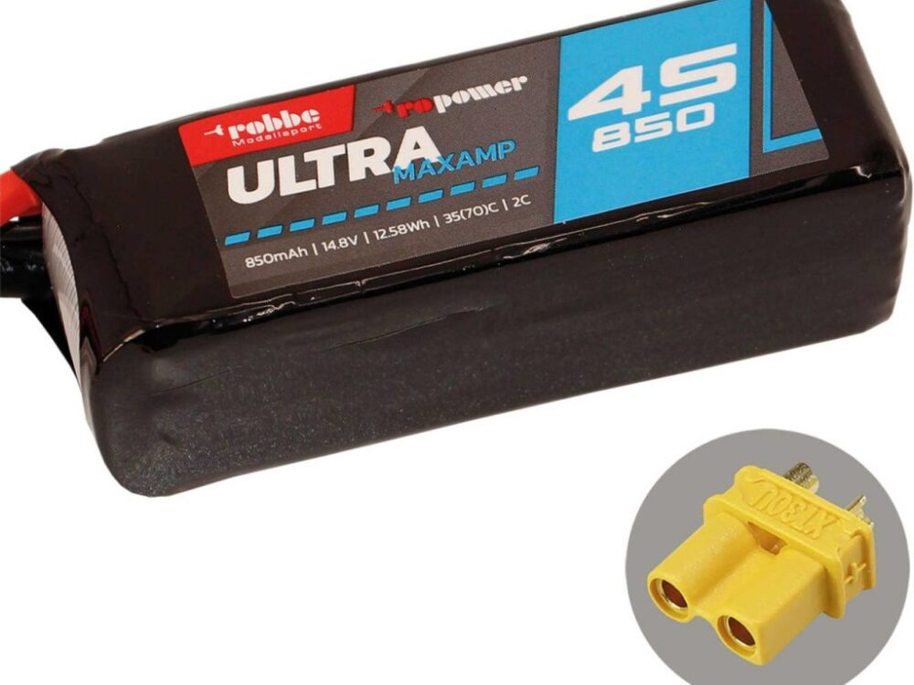 Robbe Modellsport RO-POWER ULTRA MAXAMP 850MAH 14,8 VOLT 4S 35(70)C LIPO AKKU | # 7351