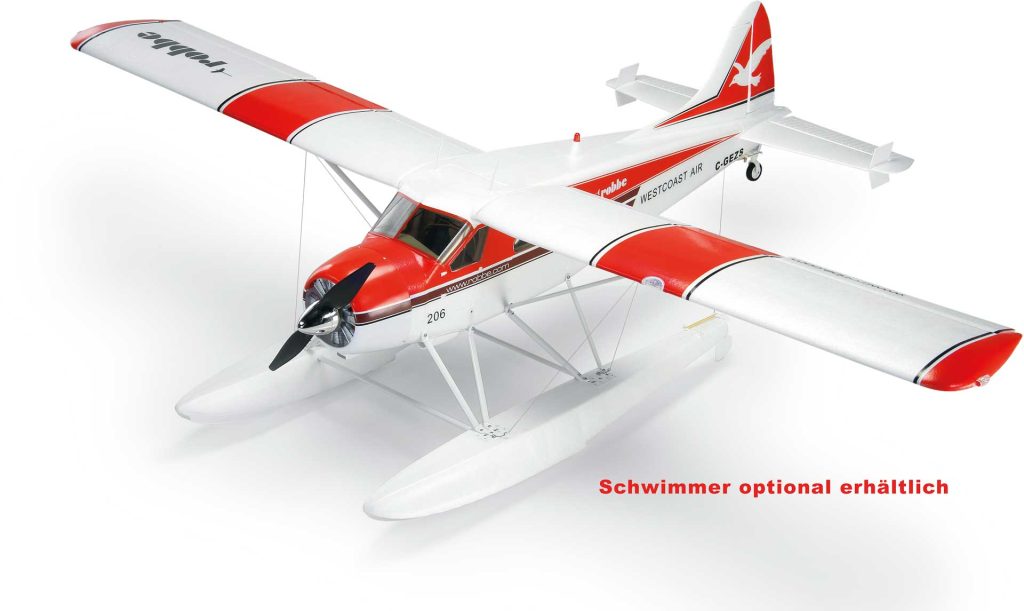 obbe Modellsport DHC-2 BEAVER "AIR BEAVER" ROT PNP #2612