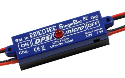 DPSI Micro SingleBat 5.9V/7.2V JR Magnetschalter | # A11062
