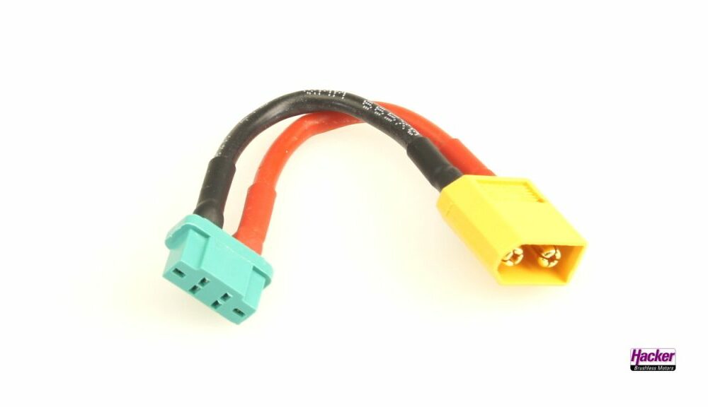 Adapterkabel XT60-Stecker auf MPX-Buchse | # 26069427
