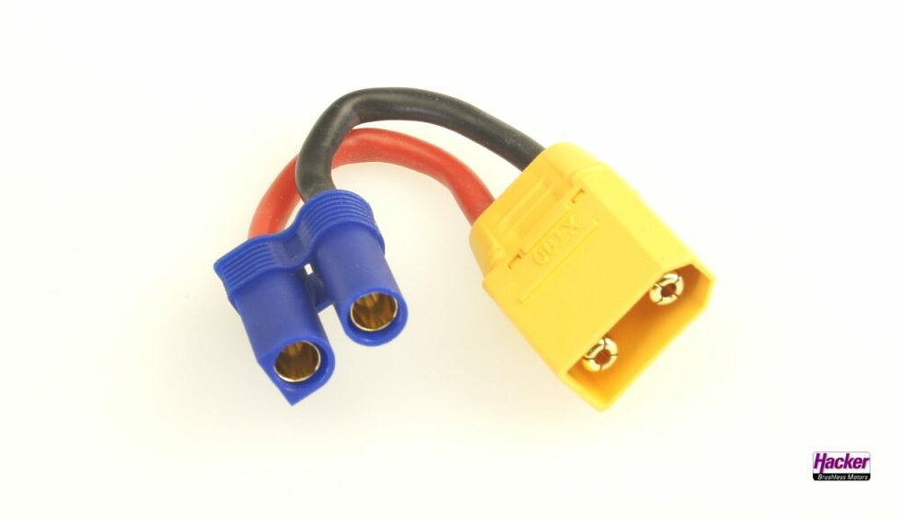 Adapterkabel XT90-Stecker auf EC5-Buchse | # 26069633