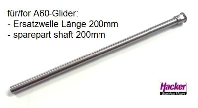 Welle für A60-L-Glider (200mm) | # 12411273