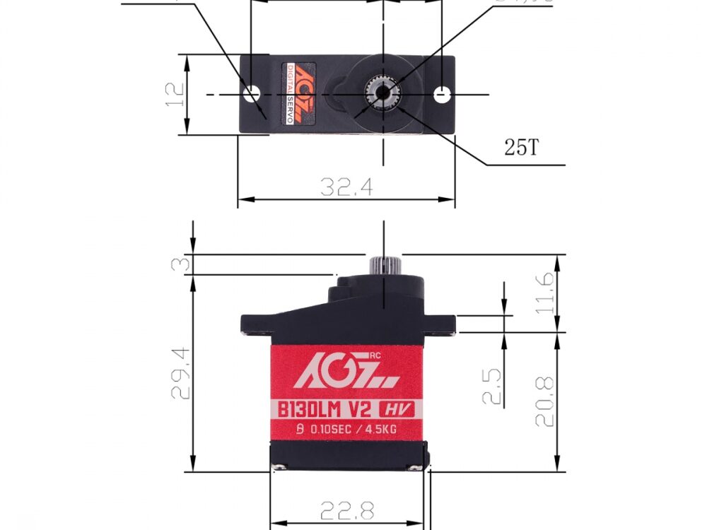 AGF-RC SERVO | # B13DLMV2