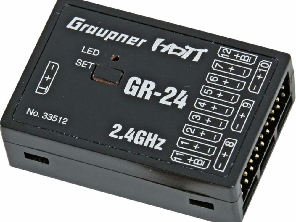 GRAUPNER GR-24 2,4GHZ HOTT 12K EMPFÄNGER | # 33512