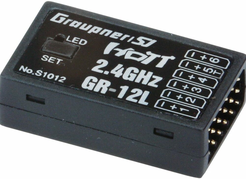 GRAUPNER GR-12L 2,4GHZ 6K HOTT EMPFÄNGER | # S1012