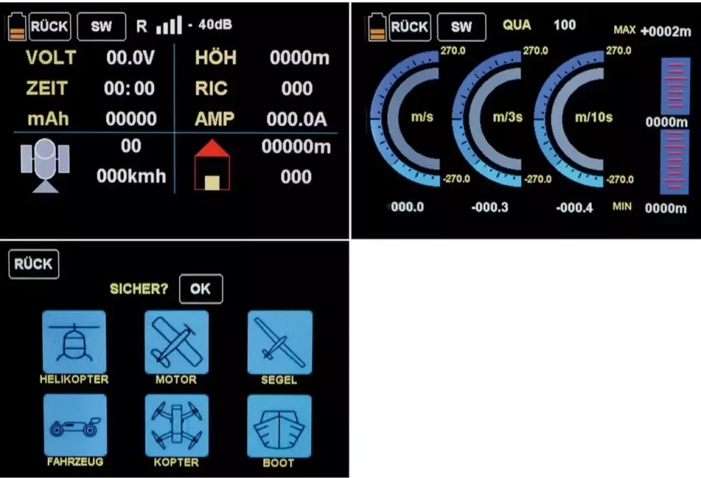 GRAUPNER MZ-24 PRO HOTT Einzelsender 2,4Ghz Fernsteuerung | # S1006.PRO.77