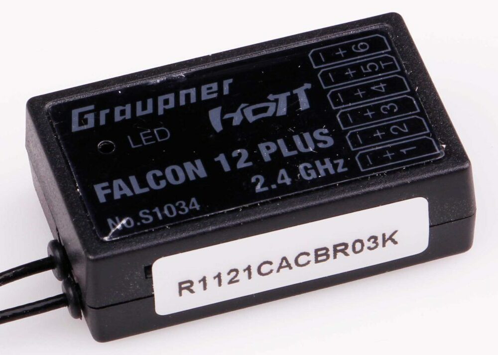 GRAUPNER FALCON 12 PLUS HOTT 3-Achs-Gyro + Vario + Antennendiversity | # S1034