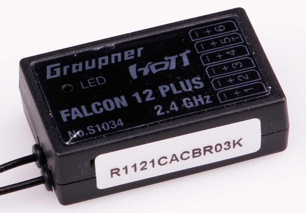 GRAUPNER FALCON 12 PLUS HOTT 3-Achs-Gyro + Vario + Antennendiversity #S1034