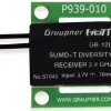 GRAUPNER GR-12L SUMD+T 2 Antennen PCB Empfänger, #S1045
