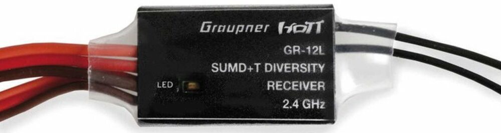 GRAUPNER GR-12L SUMD+T 2 Antennen 2.4 GHz Empfänger | # S1051