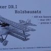 Holzbausatz Fokker DR.I #0253359