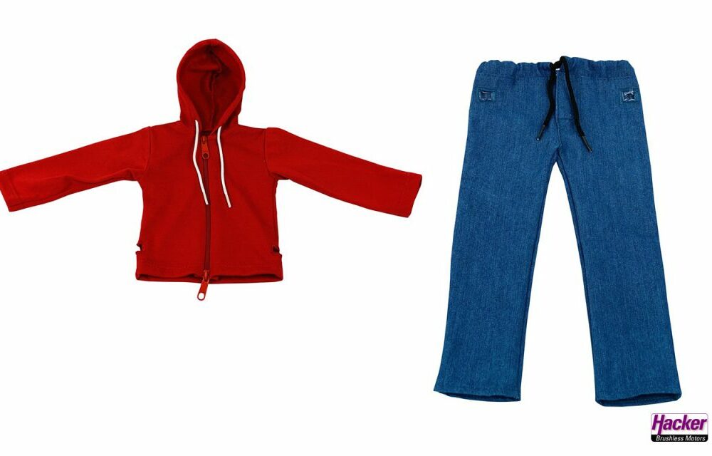 Para-RC Hoody rot mit Jeans 1:3, #67108034