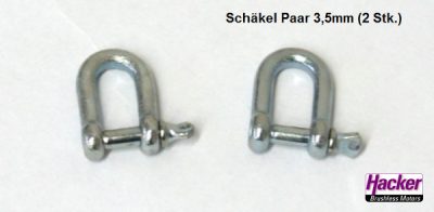 Para-RC Schäkel 3,5mm (2er-Satz), #67002100