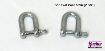 Para-RC Schäkel 5mm (2er-Satz), #67002104