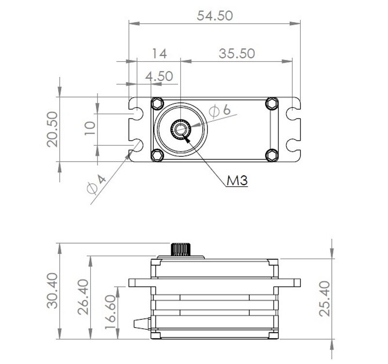 MKS HBL550LX HV Digital Servo brushless X5 Serie, #S0026007