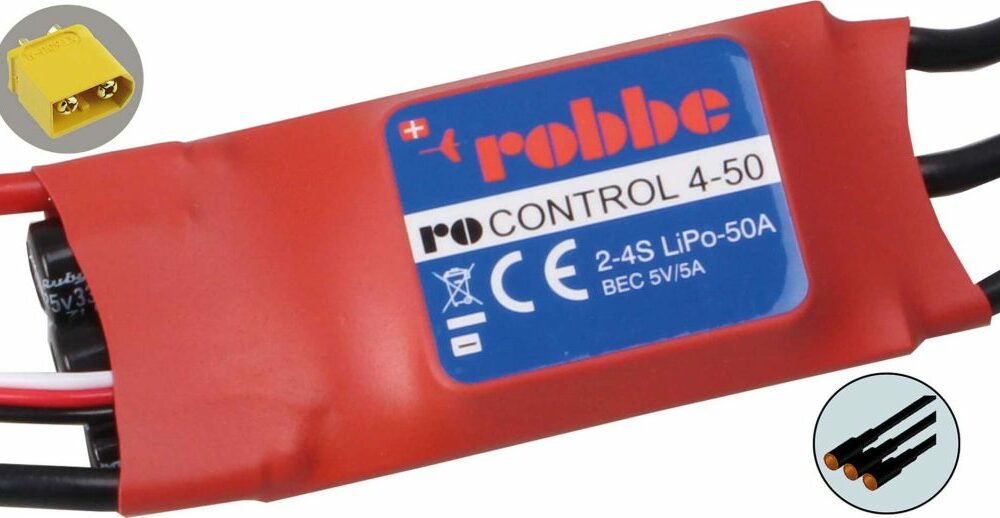 Robbe Modellsport RO-CONTROL 4-50 2-4S -50(70)A 5V/5A SWITCH BEC Regler | # 8712