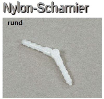 Nylon Scharnier Durchmesser ø3mm | Länge 50mm 250 Stück | # 1013211