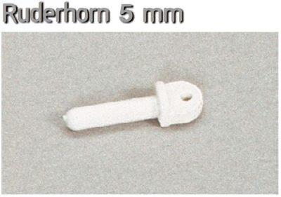 Ruderhorn mit Zapfen 5mm 2 Stück | # 0508349