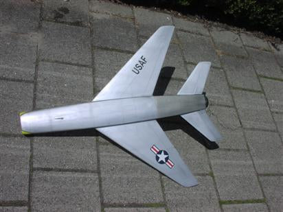 F100″The Hun“ Super Sabre Bausatz Spannweite; 810mm | # 3