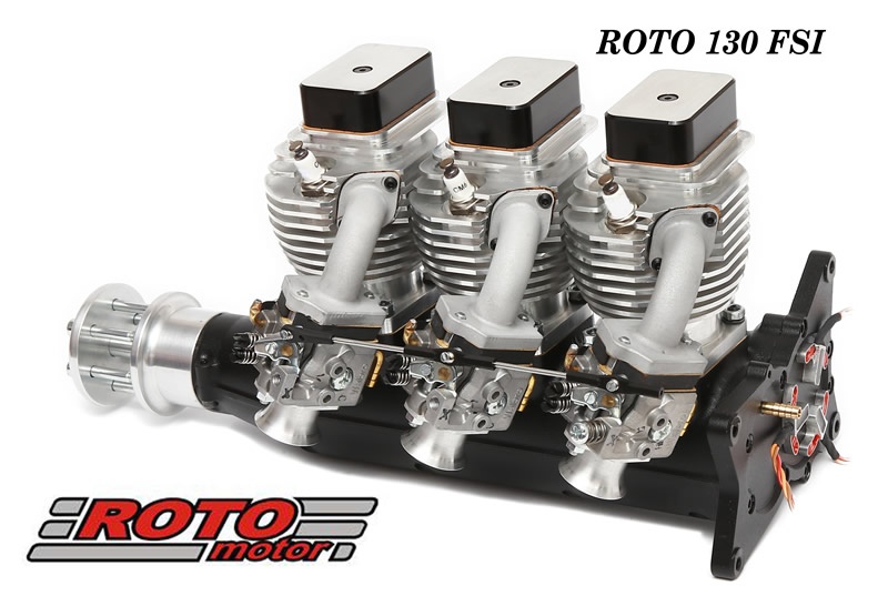 ROTO RM130FSI – 4-Takt Benzinmotor 3Zyl. Reihenmotor | # 2350.000