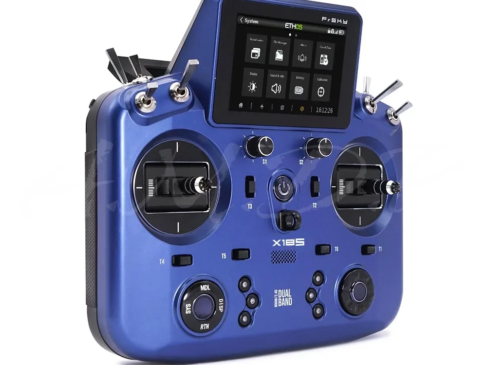 TANDEM X18S EU/LBT FrSky Senderset Blau 2,4Ghz Akku, EVA-Bag + TD-MX | # 2208.020SET2