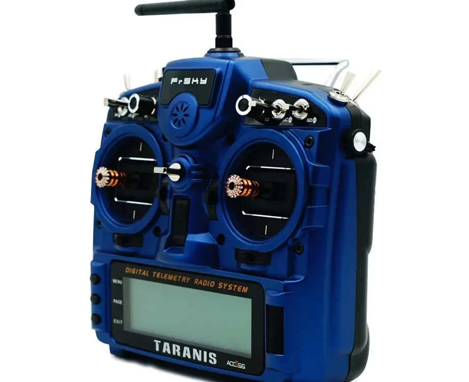 TARANIS X9D plus 2019 SE EU/LBT FrSky Senderset Night Blue mit SD-Karte/EVA-Bag, ohne Akku, dt. Menüf./Sprache 2,4Ghz | # 2206.026