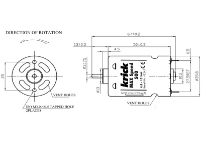 MAX Speed 500 Elektromotor | # 42245