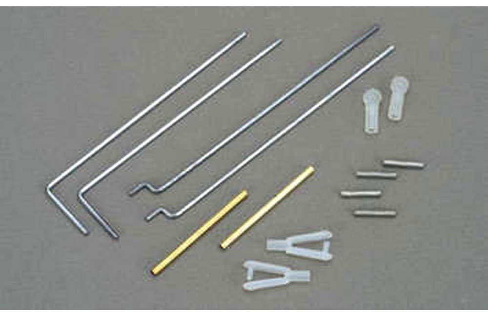 DuBro 1/2 A Querruderanlenkungs-Set, 1,6mm Draht | # F-DB231