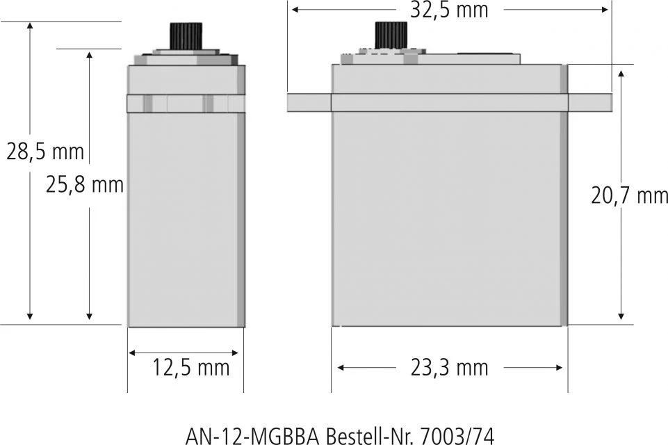 AN-12-MGBBA Servo | # 700374