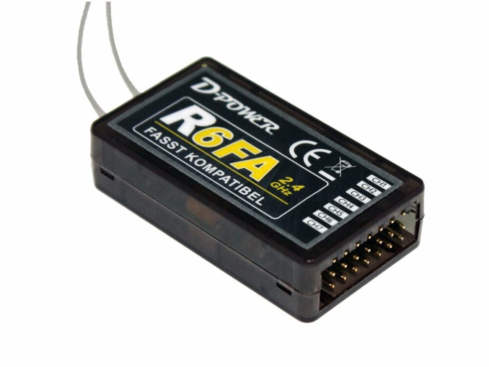 D-Power R- 6FA – 2.4 GHz Empfänger FASST kompatibel | # R6FA