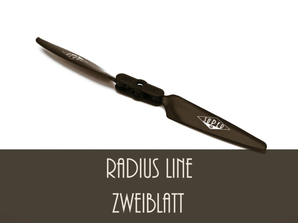 Radius Line 2-Blatt Luftschraube L Art.Nr. 1141.2.9x5L